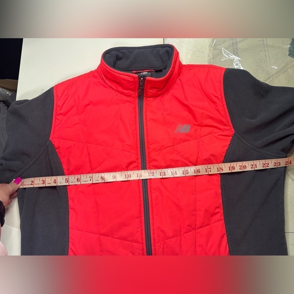 New Balance Womens Size 1X Premium Microfleece & Quilted Shell Zip Jacket - Picture 3 of 5